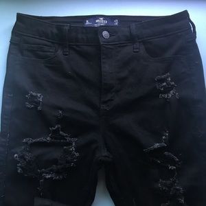 Black Hollister Rip jeans